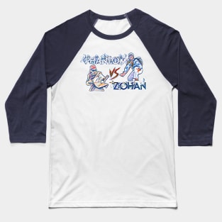 Phantom vs. Zohan Baseball T-Shirt